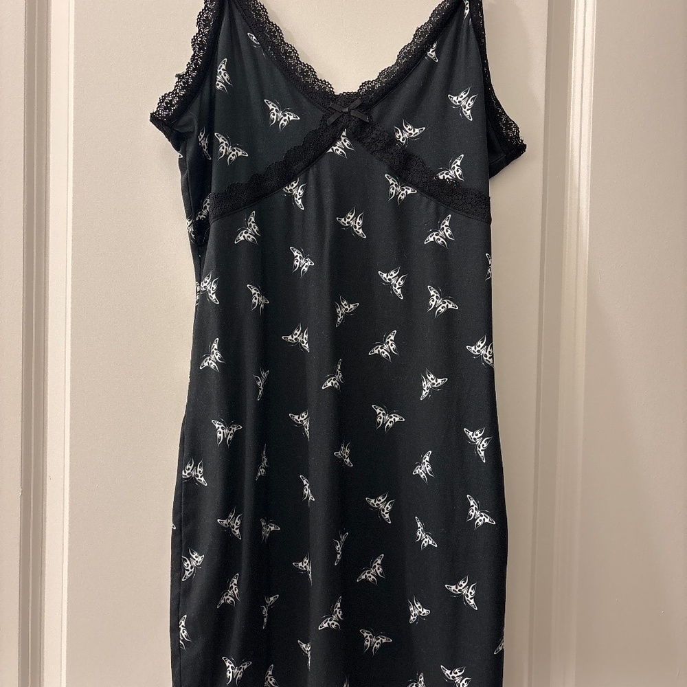 H&M Black Butterfly Dress